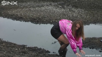 Spoilt Brat Loses It And Falls Into Muddy Puddle - Cam 1 Screencap 15 on www.sinx.com