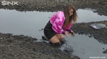 Spoilt Brat Loses It And Falls Into Muddy Puddle - Cam 1 Screencap 16 on www.sinx.com