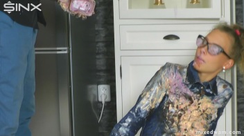 Tasting Game Turns Messy In The Kitchen - Cam 1 Screencap 52 on www.sinx.com