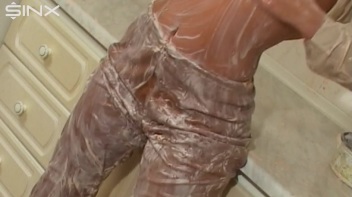 Hottie Gets Wet And Messy In Satin Screencap 54 on www.sinx.com