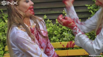 Eating In Secret Gets This Girl Gunged Screencap 22 on www.sinx.com