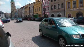 Wedding Day Wet-Down Around Town Screencap 1 on www.sinx.com