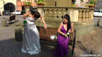 Wedding Day Wet-Down Around Town Screencap 14 on www.sinx.com