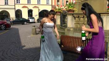 Wedding Day Wet-Down Around Town Screencap 19 on www.sinx.com