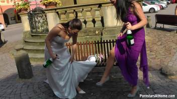 Wedding Day Wet-Down Around Town Screencap 21 on www.sinx.com