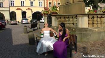 Wedding Day Wet-Down Around Town Screencap 7 on www.sinx.com