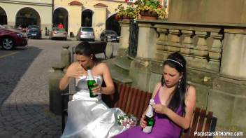 Wedding Day Wet-Down Around Town Screencap 8 on www.sinx.com