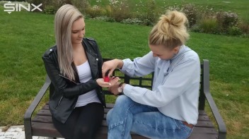 Long Nails Get Painted By Babe Screencap 1 on www.sinx.com