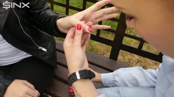 Long Nails Get Painted By Babe Screencap 23 on www.sinx.com