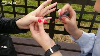 Long Nails Get Painted By Babe Screencap 24 on www.sinx.com