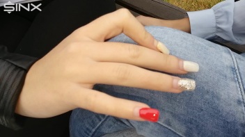 Long Nails Get Painted By Babe Screencap 30 on www.sinx.com