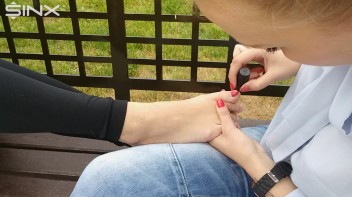 Long Nails Get Painted By Babe Screencap 51 on www.sinx.com