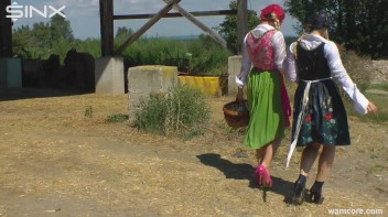 Sexy milkmaids get messy with cream and eggs - Cam 1 Screencap 94 on www.sinx.com