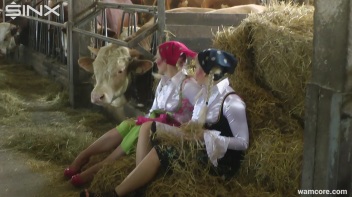 Sexy milkmaids get messy with cream and eggs - Cam 1 Screencap 11 on www.sinx.com