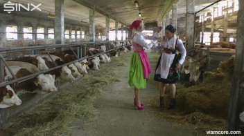 Sexy milkmaids get messy with cream and eggs - Cam 1 Screencap 17 on www.sinx.com