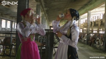 Sexy milkmaids get messy with cream and eggs - Cam 1 Screencap 25 on www.sinx.com