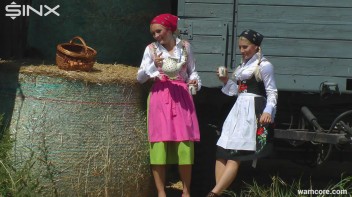Sexy milkmaids get messy with cream and eggs - Cam 1 Screencap 34 on www.sinx.com