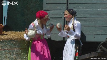 Sexy milkmaids get messy with cream and eggs - Cam 1 Screencap 35 on www.sinx.com
