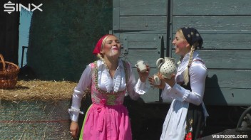 Sexy milkmaids get messy with cream and eggs - Cam 1 Screencap 36 on www.sinx.com