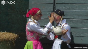 Sexy milkmaids get messy with cream and eggs - Cam 1 Screencap 40 on www.sinx.com