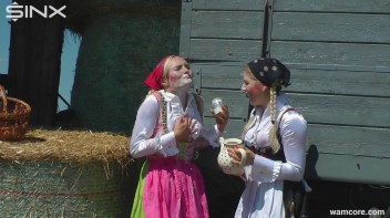 Sexy milkmaids get messy with cream and eggs - Cam 1 Screencap 45 on www.sinx.com