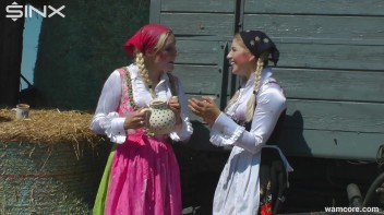 Sexy milkmaids get messy with cream and eggs - Cam 1 Screencap 46 on www.sinx.com