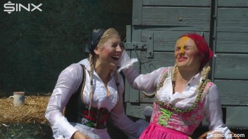Sexy milkmaids get messy with cream and eggs - Cam 1 Screencap 72 on www.sinx.com