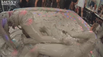Messy Wrestling: Valentina Ross The Boss Throws Down In The Mud In Style!! Screencap 23 on www.sinx.com