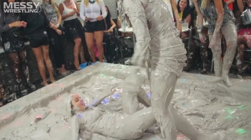 Messy Wrestling: Valentina Ross The Boss Throws Down In The Mud In Style!! Screencap 26 on www.sinx.com