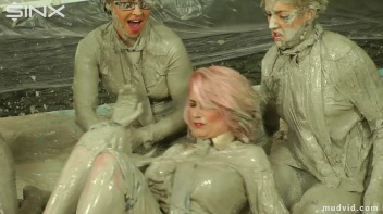 Wet and Messy Mud Wrestling Screencap 50 on www.sinx.com