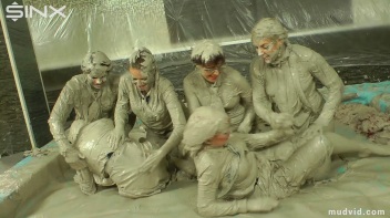 Wet and Messy Mud Wrestling Screencap 57 on www.sinx.com