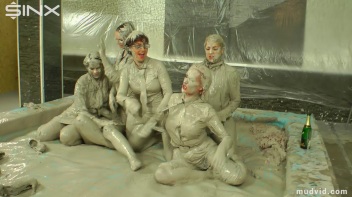Wet and Messy Mud Wrestling Screencap 60 on www.sinx.com