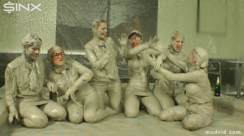 Wet and Messy Mud Wrestling Screencap 62 on www.sinx.com