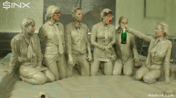 Wet and Messy Mud Wrestling Screencap 65 on www.sinx.com