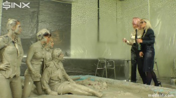 Wet and Messy Mud Wrestling Screencap 8 on www.sinx.com