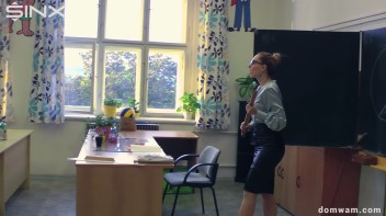 Bratty Schoolgirls Tie Up Their Teacher For WAM Fun - Cam 1 Screencap 9 on www.sinx.com