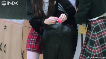 Bratty Schoolgirls Tie Up Their Teacher For WAM Fun - Cam 1 Screencap 94 on www.sinx.com