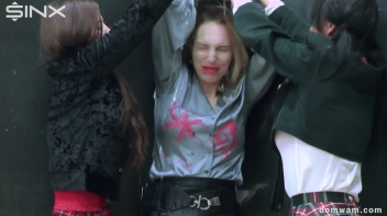 Bratty Schoolgirls Tie Up Their Teacher For WAM Fun - Cam 1 Screencap 104 on www.sinx.com