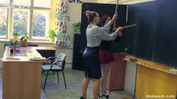 Bratty Schoolgirls Tie Up Their Teacher For WAM Fun - Cam 1 Screencap 12 on www.sinx.com