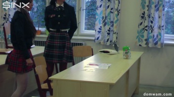 Bratty Schoolgirls Tie Up Their Teacher For WAM Fun - Cam 1 Screencap 33 on www.sinx.com