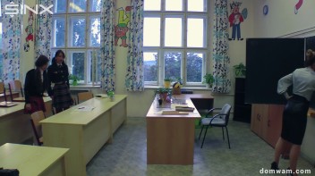 Bratty Schoolgirls Tie Up Their Teacher For WAM Fun - Cam 1 Screencap 34 on www.sinx.com