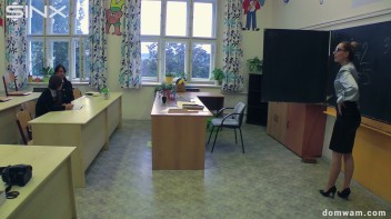 Bratty Schoolgirls Tie Up Their Teacher For WAM Fun - Cam 1 Screencap 36 on www.sinx.com