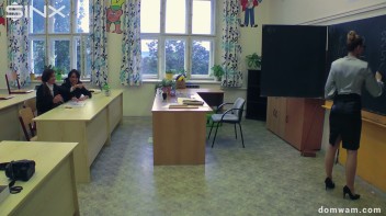 Bratty Schoolgirls Tie Up Their Teacher For WAM Fun - Cam 1 Screencap 37 on www.sinx.com