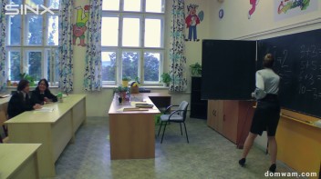 Bratty Schoolgirls Tie Up Their Teacher For WAM Fun - Cam 1 Screencap 42 on www.sinx.com