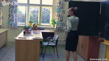 Bratty Schoolgirls Tie Up Their Teacher For WAM Fun - Cam 1 Screencap 7 on www.sinx.com