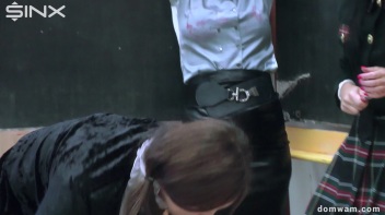Bratty Schoolgirls Tie Up Their Teacher For WAM Fun - Cam 1 Screencap 72 on www.sinx.com