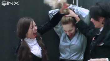 Bratty Schoolgirls Tie Up Their Teacher For WAM Fun - Cam 1 Screencap 73 on www.sinx.com