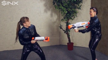 Hot Babes In Water Fight Action Screencap 48 on www.sinx.com