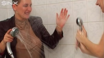 Gorgeous Babes Get Wet In Water Fight Screencap 26 on www.sinx.com