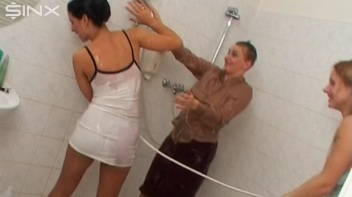 Gorgeous Babes Get Wet In Water Fight Screencap 34 on www.sinx.com